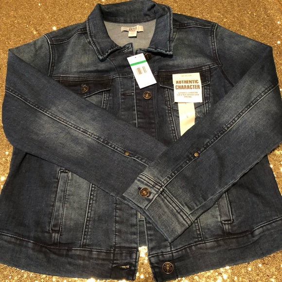 Vintage America Jackets & Blazers - Distressed Jean Jacket